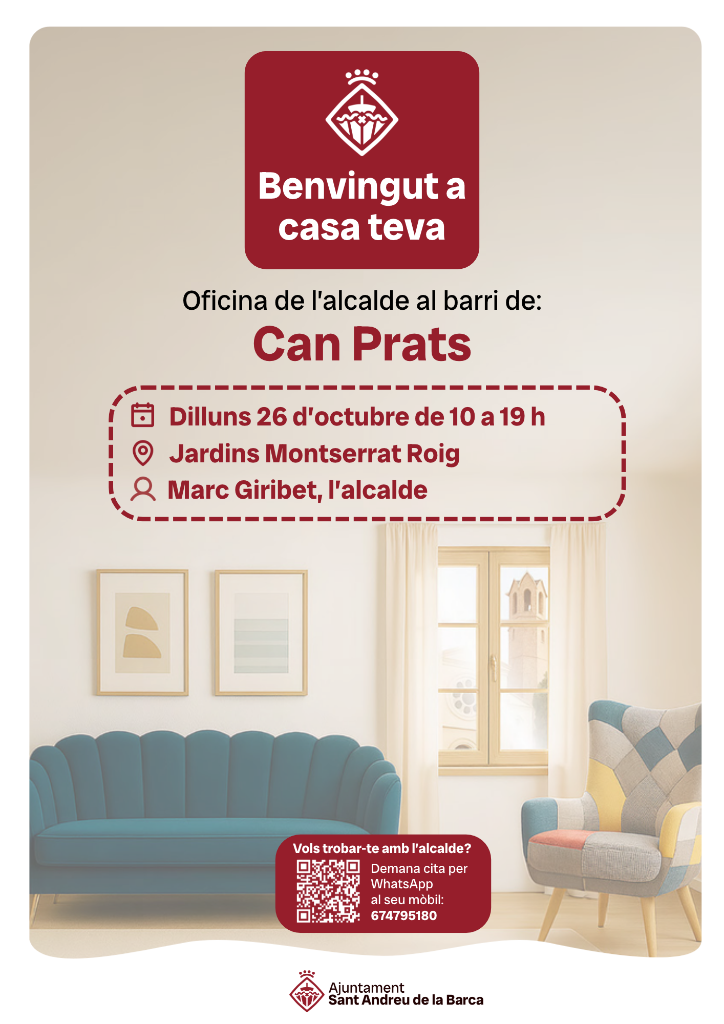 Oficina de l'alcalde Can Prats